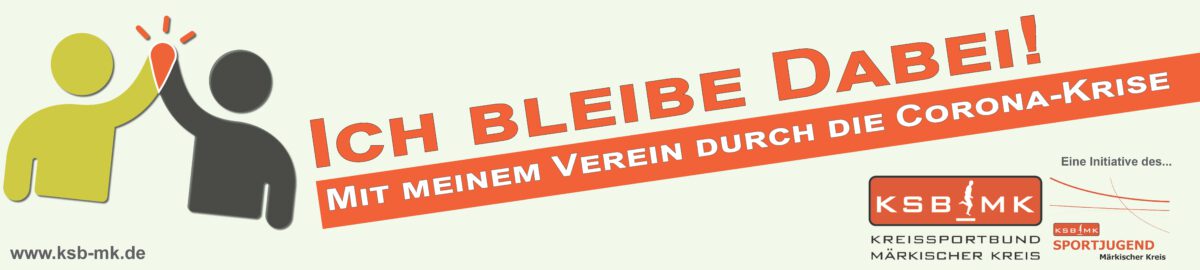 ICH BLEIBE DABEI! – Mit meinem Verein durch die Corona-Krise